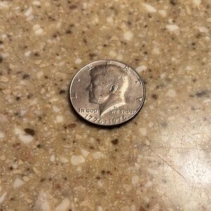 1976 Kennedy Half Dollar Coin - Silver Tone